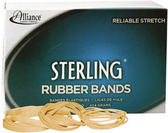 Alliance - 3-1/2" Circumference, 1/4" Wide, Light-Duty Band Rubber Band Strapping - 425 Pieces - Exact Tooling