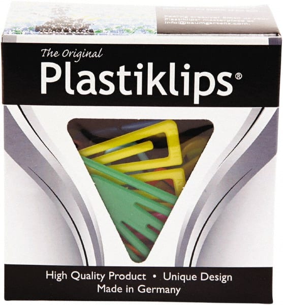 Baum/Gartens - 7/16" Wide Binder Clip - Assorted Colors - Exact Tooling