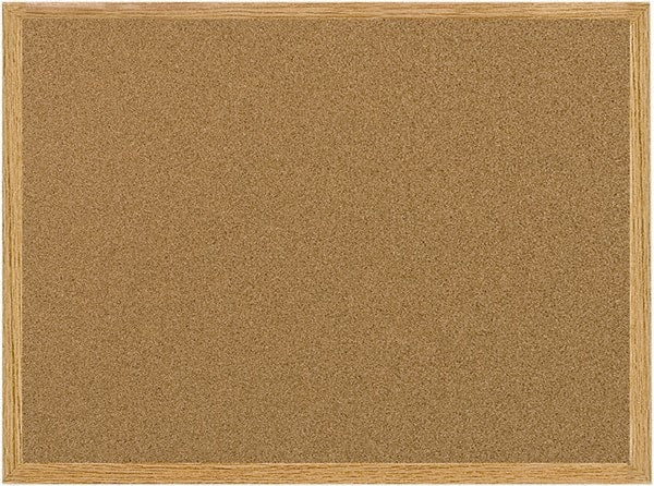 MasterVision - 24" Wide x 36" High Open Cork Bulletin Board - Natural (Color) - Exact Tooling