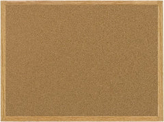 MasterVision - 24" Wide x 36" High Open Cork Bulletin Board - Natural (Color) - Exact Tooling
