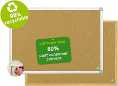 MasterVision - 24" Wide x 18" High Open Cork Bulletin Board - Natural (Color) - Exact Tooling