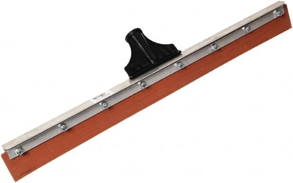 SEYMOUR-MIDWEST - 23-7/8" Rubber Blade Floor Squeegee - Threaded End, Single Edge, Aluminum Holder - Exact Tooling