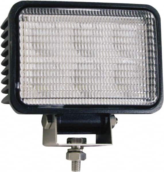 Buyers Products - 12 to 24 Volt, Clear Flood Beam Light - 1.5 Amps, 1,350 Lumens, 6 LED Lamp - Exact Tooling