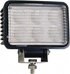 Buyers Products - 12 to 24 Volt, Clear Flood Beam Light - 1.5 Amps, 1,350 Lumens, 6 LED Lamp - Exact Tooling