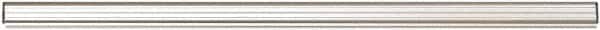 ADVANTUS - 12" Wide x 0.8" Deep x 1-1/2" High, Aluminum Literature Display Rail - Universal Aluminum, 1/8" Compartment Width x 12" Compartment Depth x 1-1/4" Compartment Height - Exact Tooling