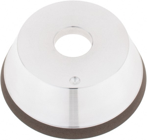 Tru-Maxx - 5" Diam, 1-1/4" Hole Size, 1" Overall Thickness, 100 Grit, Type 11V9, Tool & Cutter Grinding Wheel - Fine Grade, CBN - Exact Tooling