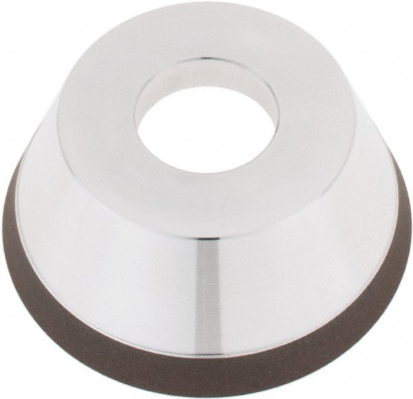 Tru-Maxx - 95mm Diam, 1-1/4" Hole Size, 1" Overall Thickness, 120 Grit, Type 11V9, Tool & Cutter Grinding Wheel - Fine Grade, CBN - Exact Tooling