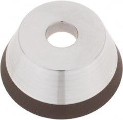 Tru-Maxx - 3" Diam, 3/4" Hole Size, 1" Overall Thickness, 120 Grit, Type 11V9, Tool & Cutter Grinding Wheel - Fine Grade, Diamond - Exact Tooling