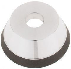 Tru-Maxx - 3" Diam, 3/4" Hole Size, 1" Overall Thickness, 150 Grit, Type 11V9, Tool & Cutter Grinding Wheel - Very Fine Grade, Diamond - Exact Tooling