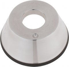 Tru-Maxx - 95mm Diam, 1-1/4" Hole Size, 1" Overall Thickness, 150 Grit, Type 11V9, Tool & Cutter Grinding Wheel - Very Fine Grade, CBN - Exact Tooling