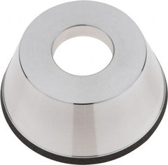 Tru-Maxx - 95mm Diam, 1-1/4" Hole Size, 1" Overall Thickness, 150 Grit, Type 11V9, Tool & Cutter Grinding Wheel - Very Fine Grade, CBN - Exact Tooling