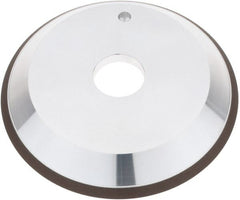 Tru-Maxx - 6" Diam, 1-1/4" Hole Size, 3" Overall Thickness, 150 Grit, Type 12V9, Tool & Cutter Grinding Wheel - Very Fine Grade, Diamond - Exact Tooling