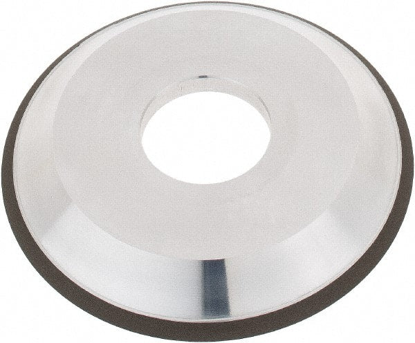 Tru-Maxx - 4" Diam, 1-1/4" Hole Size, 1" Overall Thickness, 180 Grit, Type 12V9, Tool & Cutter Grinding Wheel - Very Fine Grade, Diamond - Exact Tooling