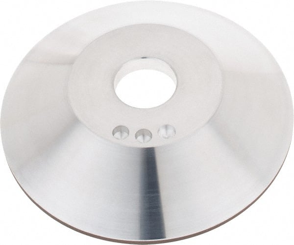 Tru-Maxx - 6" Diam, 1-1/4" Hole Size, 1" Overall Thickness, 180 Grit, Type 12A2, Tool & Cutter Grinding Wheel - Very Fine Grade, Diamond - Exact Tooling