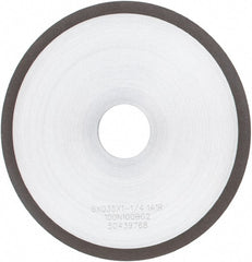 Tru-Maxx - 6" 100 Grit Diamond Cutoff Wheel - 0.035" Thick, 1-1/4" Arbor, Use with Angle Grinders - Exact Tooling