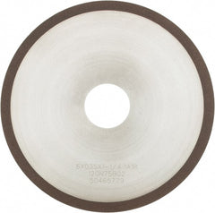 Tru-Maxx - 6" 120 Grit Diamond Cutoff Wheel - 0.035" Thick, 1-1/4" Arbor, Use with Angle Grinders - Exact Tooling