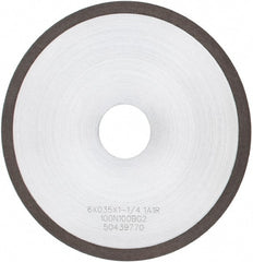 Tru-Maxx - 6" 100 Grit CBN Cutoff Wheel - 0.035" Thick, 1-1/4" Arbor, Use with Angle Grinders - Exact Tooling