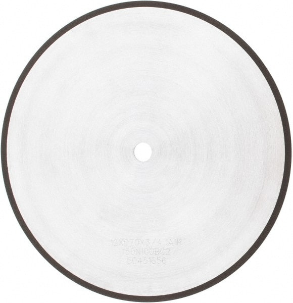 Tru-Maxx - 12" 150 Grit Diamond Cutoff Wheel - 0.07" Thick, 3/4" Arbor, Use with Angle Grinders - Exact Tooling