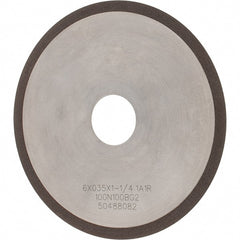 Tru-Maxx - 6" 100 Grit Diamond Cutoff Wheel - 0.035" Thick, 1-1/4" Arbor, Use with Angle Grinders - Exact Tooling