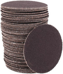 Tru-Maxx - 2" Diam, 240 Grit Aluminum Oxide Adhesive PSA Disc - Very Fine Grade, X Weighted Cloth Backing, For Right Angle/Vertical Shaft Portable Grinders - Exact Tooling