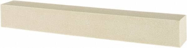 Tru-Maxx - 120 Grit Aluminum Oxide Square Polishing Stone - Fine Grade, 1" Wide x 8" Long x 1" Thick - Exact Tooling