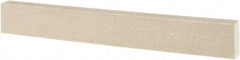Tru-Maxx - 120 Grit Aluminum Oxide Rectangular Polishing Stone - Fine Grade, 1" Wide x 8" Long x 1/2" Thick - Exact Tooling