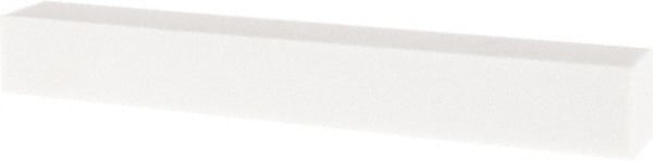 Tru-Maxx - 80 Grit Aluminum Oxide Square Polishing Stone - Medium Grade, 1" Wide x 8" Long x 1" Thick - Exact Tooling