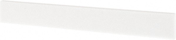 Tru-Maxx - 80 Grit Aluminum Oxide Rectangular Polishing Stone - Medium Grade, 1" Wide x 8" Long x 1/4" Thick - Exact Tooling