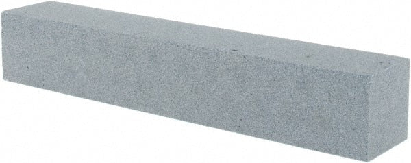 Tru-Maxx - 180 Grit Aluminum Oxide Square Polishing Stone - Very Fine Grade, 1" Wide x 6" Long x 1" Thick - Exact Tooling