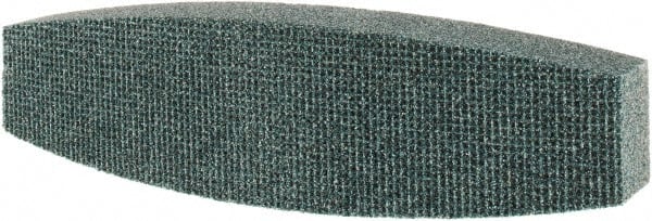 Tru-Maxx - 46 Grit Silicon Carbide Boat (Shape) Polishing Stone - Coarse Grade, 2-1/2" Wide x 9" Long x 1-1/2" Thick - Exact Tooling