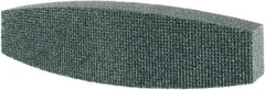 Tru-Maxx - 46 Grit Silicon Carbide Boat (Shape) Polishing Stone - Coarse Grade, 2-1/2" Wide x 9" Long x 1-1/2" Thick - Exact Tooling