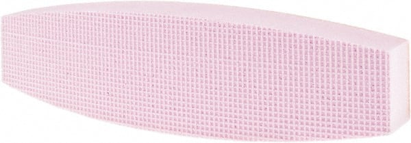 Tru-Maxx - 120 Grit Aluminum Oxide Boat (Shape) Polishing Stone - Fine Grade, 2-1/2" Wide x 9" Long x 1-1/2" Thick - Exact Tooling
