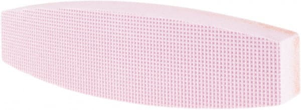 Tru-Maxx - 120 Grit Aluminum Oxide Boat (Shape) Polishing Stone - Fine Grade, 2-1/2" Wide x 9" Long x 1-1/2" Thick - Exact Tooling