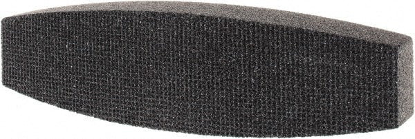 Tru-Maxx - 46 Grit Silicon Carbide Boat (Shape) Polishing Stone - Coarse Grade, 2-1/2" Wide x 9" Long x 1-1/2" Thick - Exact Tooling