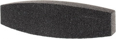 Tru-Maxx - 46 Grit Silicon Carbide Boat (Shape) Polishing Stone - Coarse Grade, 2-1/2" Wide x 9" Long x 1-1/2" Thick - Exact Tooling