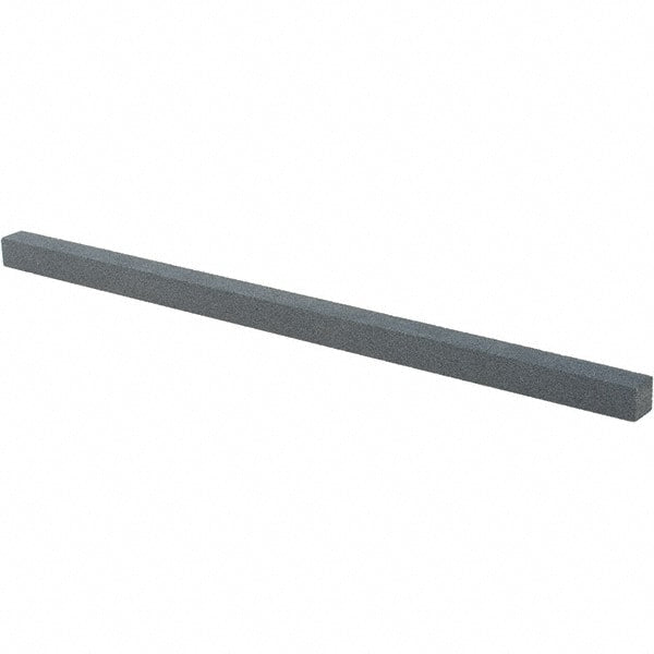 Tru-Maxx - 220 Grit Silicon Carbide Square Polishing Stone - Very Fine Grade, 1/4" Wide x 6" Long x 1/4" Thick - Exact Tooling