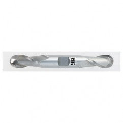 7/16" Dia. - 4" OAL - Bright CBD - Double - Ball Nose SE EM - 2 FL - Exact Tooling