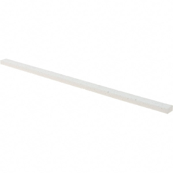 Tru-Maxx - 400 Grit Aluminum Oxide Rectangular Polishing Stone - Super Fine Grade, 1/4" Wide x 6" Long x 1/8" Thick - Exact Tooling