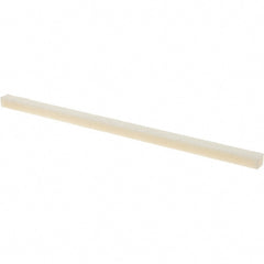 Tru-Maxx - 150 Grit Aluminum Oxide Square Polishing Stone - Very Fine Grade, 5/32" Wide x 4" Long x 5/32" Thick, Oil Filled - Exact Tooling