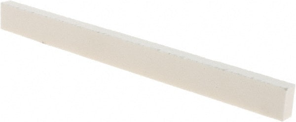 Tru-Maxx - 400 Grit Aluminum Oxide Rectangular Polishing Stone - Super Fine Grade, 1/2" Wide x 6" Long x 1/4" Thick - Exact Tooling