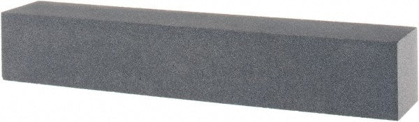 Tru-Maxx - 220 Grit Silicon Carbide Square Polishing Stone - Very Fine Grade, 1" Wide x 6" Long x 1" Thick - Exact Tooling