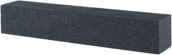 Tru-Maxx - 120 Grit Silicon Carbide Square Polishing Stone - Fine Grade, 1" Wide x 6" Long x 1" Thick - Exact Tooling
