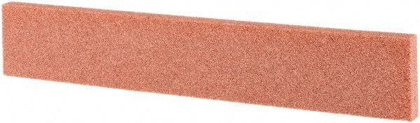 Tru-Maxx - 100 Grit Aluminum Oxide Rectangular Roughing Stone - Fine Grade, 1" Wide x 6" Long x 1/4" Thick - Exact Tooling