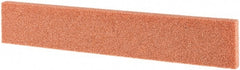 Tru-Maxx - 80 Grit Aluminum Oxide Rectangular Roughing Stone - Medium Grade, 1" Wide x 6" Long x 1/4" Thick - Exact Tooling