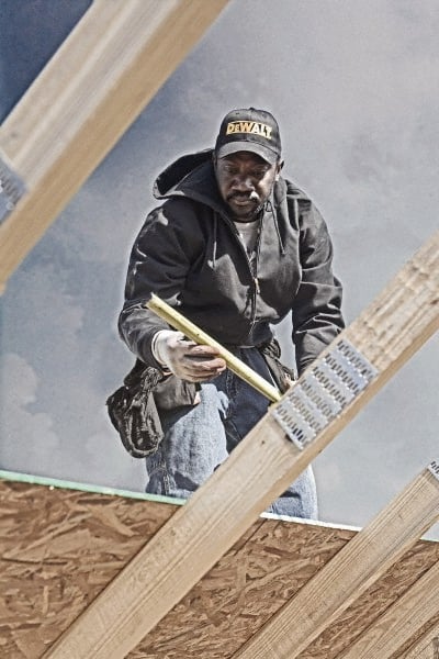 DeWALT - Size XL Heated & Cold Weather Jacket - Black, Cotton, Zipper Closure - Exact Tooling