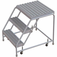 TRI-ARC - Rolling & Wall Mounted Ladders & Platforms Type: Rolling Warehouse Ladder Style: Rolling Safety Ladder - Exact Tooling