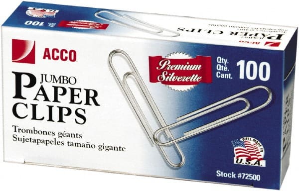 ACCO - 1-3/4" Wide Paper Fastener - Silver - Exact Tooling