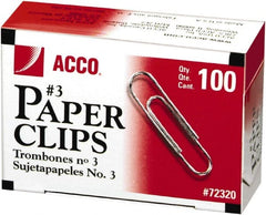 ACCO - 15/16" Wide Paper Fastener - Silver - Exact Tooling
