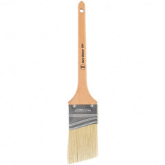 Wooster Brush - 2-1/2" Angled Synthetic Sash Brush - 2-11/16" Bristle Length, 7-1/2" Maple Handle - Exact Tooling