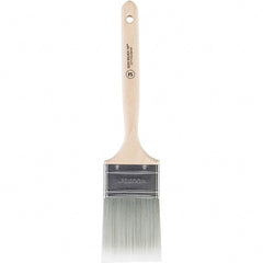 Wooster Brush - 2-1/2" Flat Polyester Sash Brush - 2-15/16" Bristle Length, 7-1/2" Wood Handle - Exact Tooling